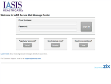 Tablet Screenshot of iasis-secure.com